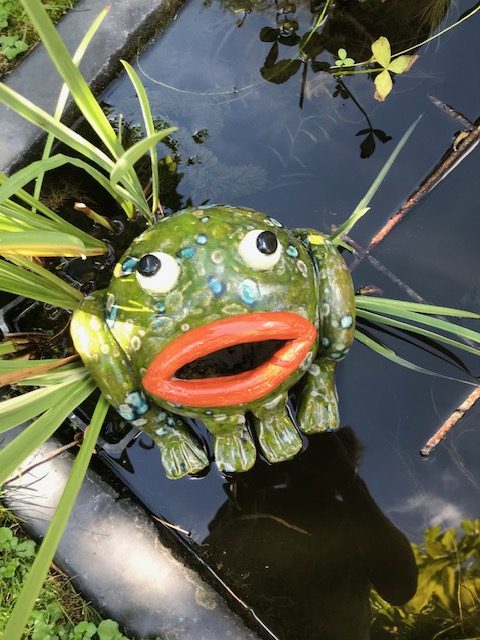 kikker in het groen by Nella Luiten