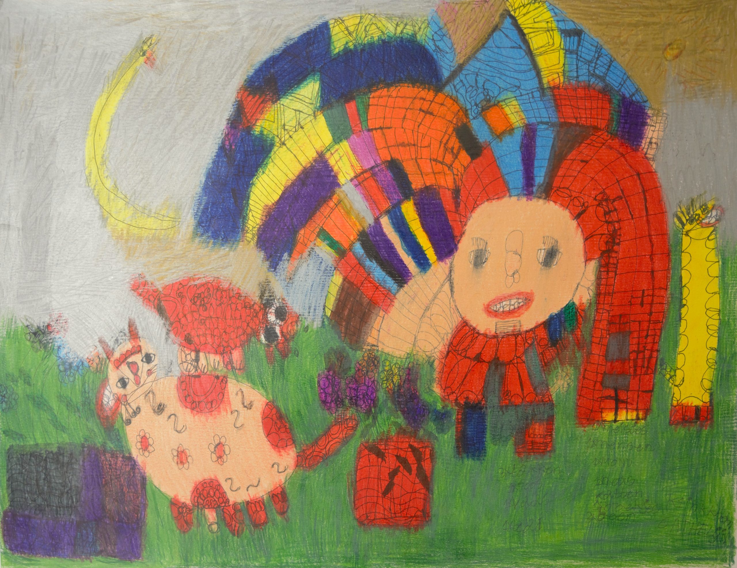 Cathelijn Klinkhamer, Eva in het Paradijs, 50 X 65 cm.