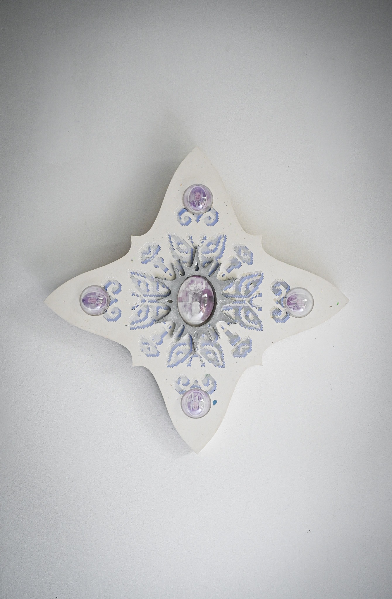 Roze bloem 45x45cm Roze bloem 45x45cm