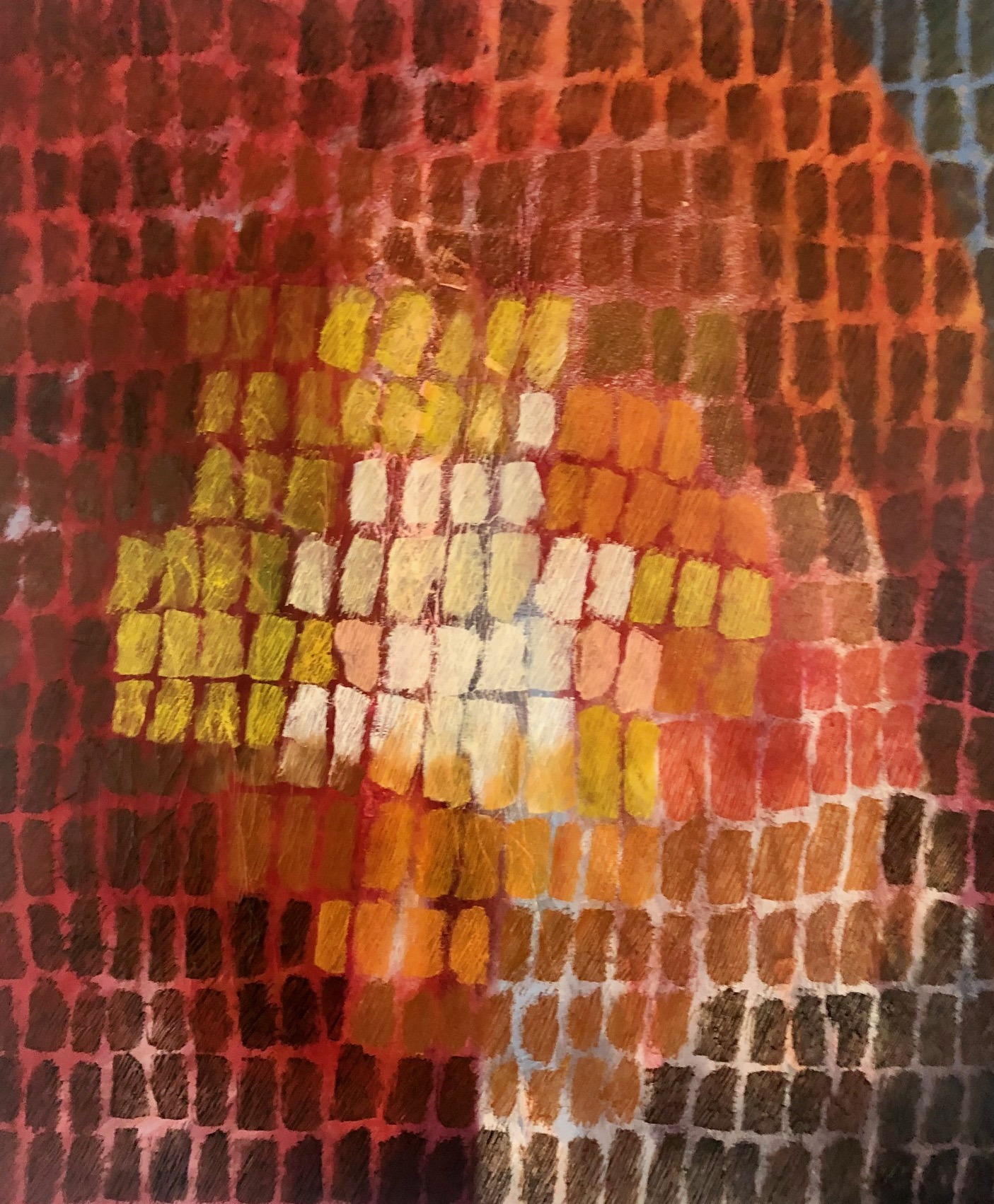 fragmentatie van een verloren droom 120x100