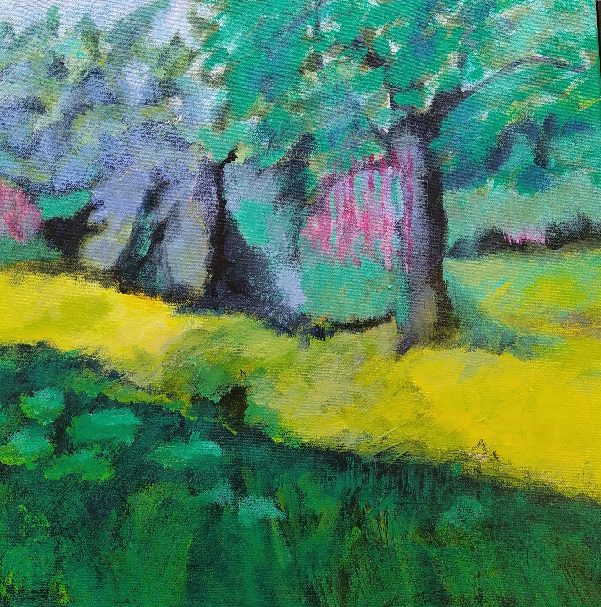 Tuinimpressie 40x40 cm