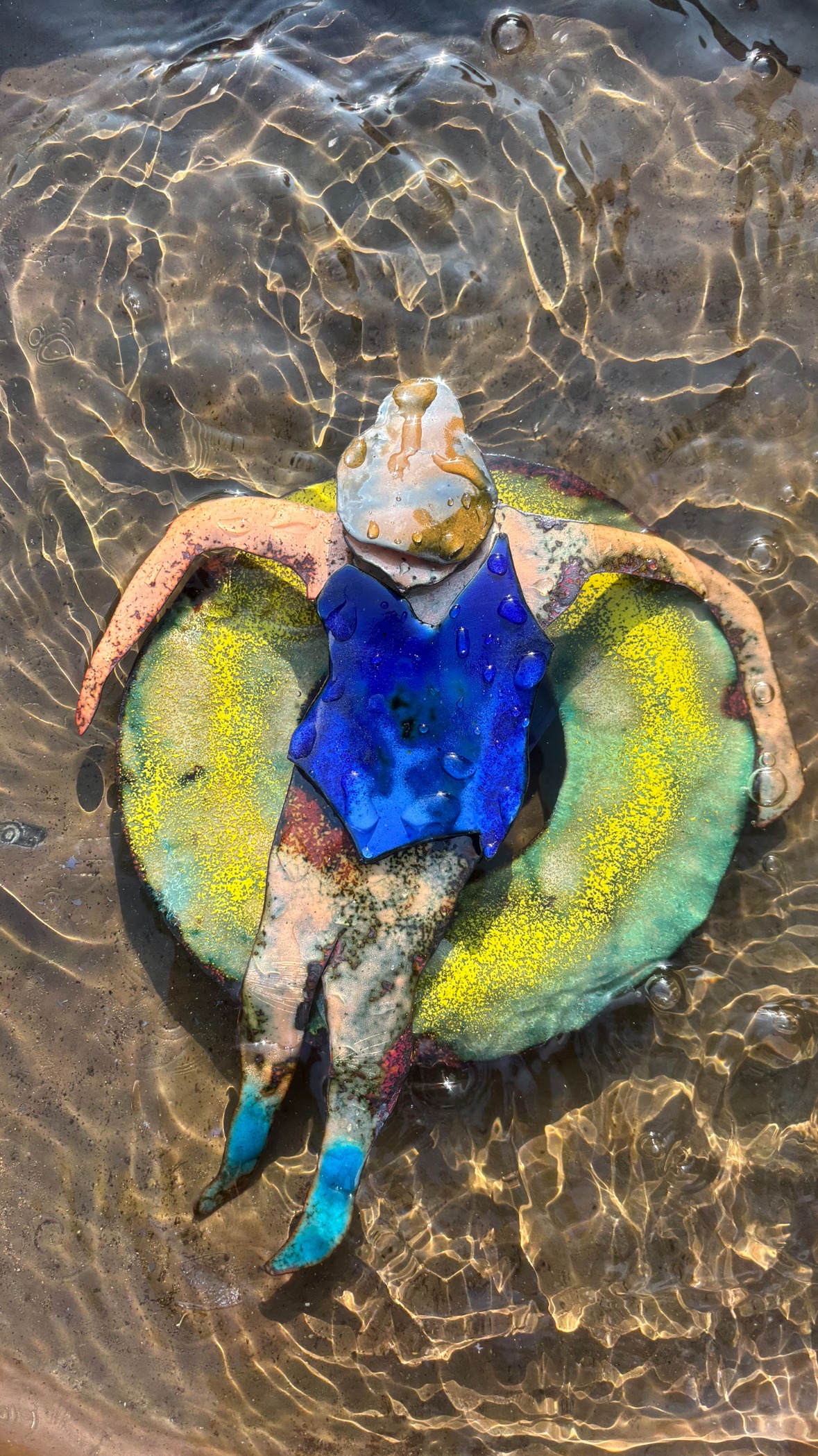 zwembadmeisje 19 x 23cm Zwembadmeisje 19 x 23cm